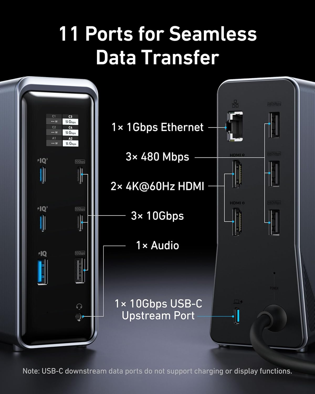 Anker Prime Charging Docking Station (14in1 Dual Display 160W) Anker Prime Charging Docking Station (14in1 Dual Display 160W)